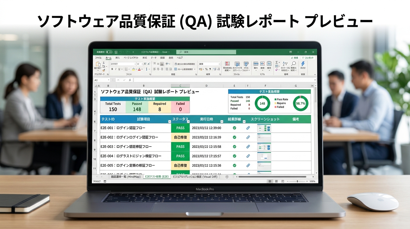 3シート構成Excelエビデンス